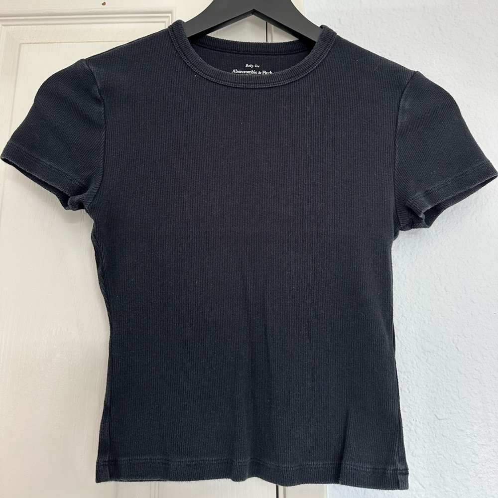 Abercrombie A&F essentials rib baby tee